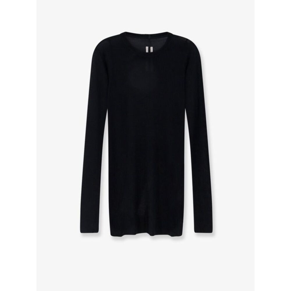 Rick Owens Men Viscose And Silk Blend T-Shirt